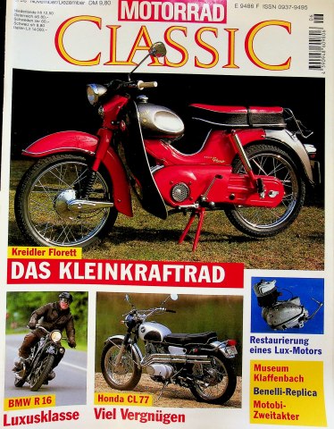 Deckblatt Motorrad Classic (06/1996)